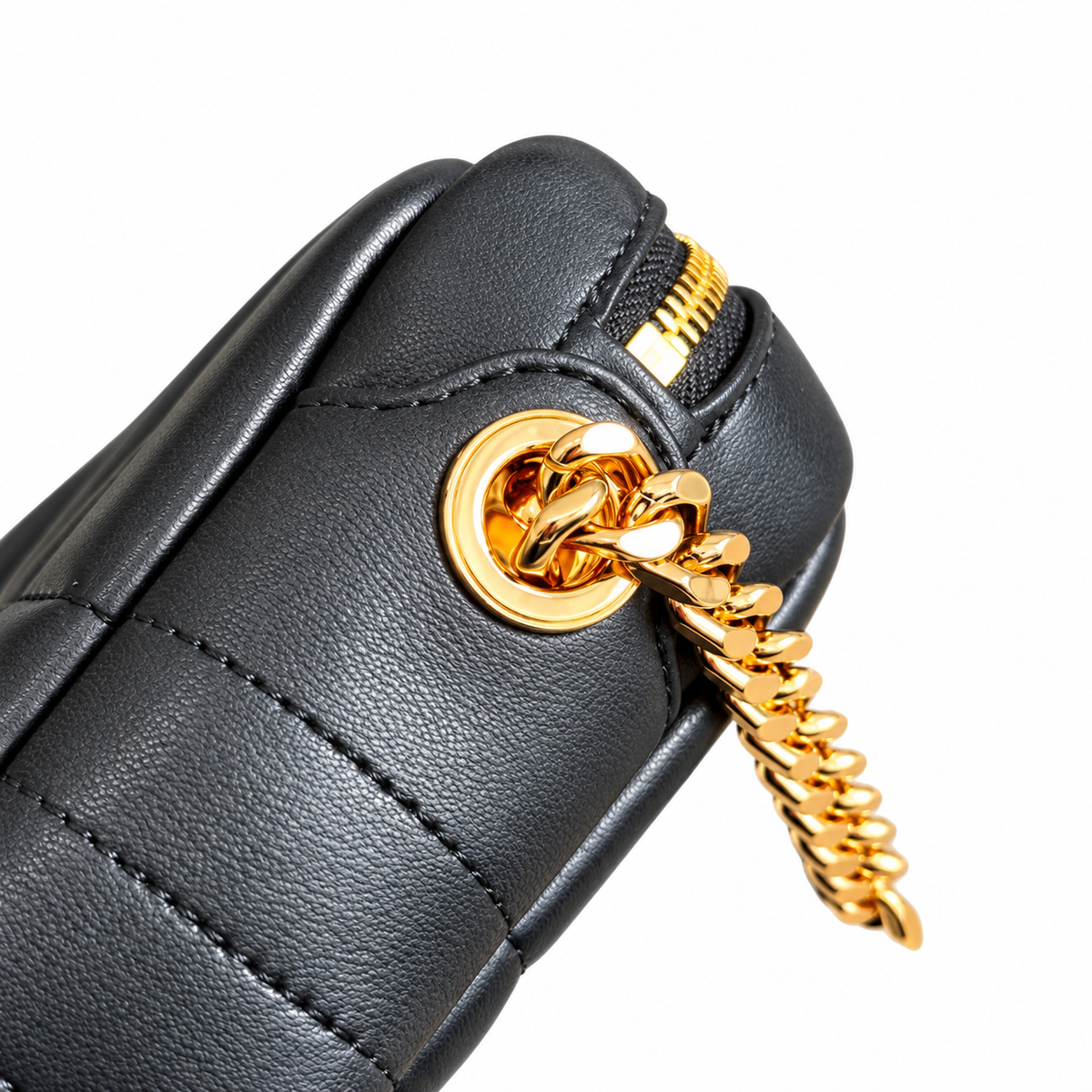 Burberry Black Quilted Camera Bag
