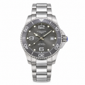 Longines HydroConquest grey dial grey ceramic bezel stainless steel bracelet automatic dive watch 300m