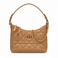 Dior Quilted Cannage Convertible Shoulder Bag with Top Handle