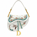Dior Quilted Cannage Flap Shoulder Bag with Adjustable Strap