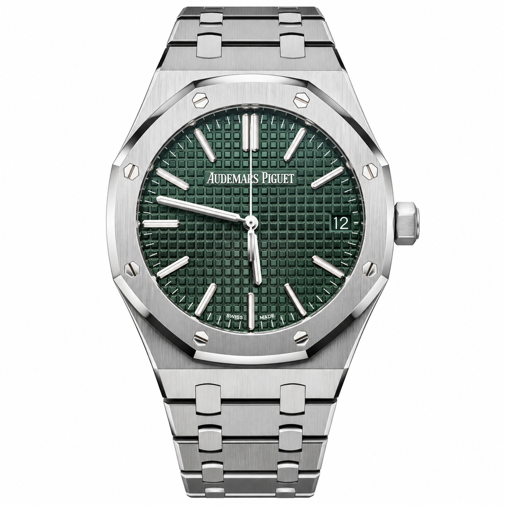 Audemars Piguet Royal Oak 41mm Steel Green Dial Watch