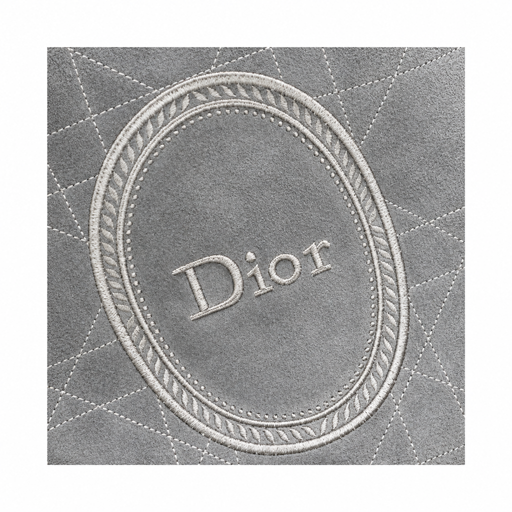 Dior Cannage Large Belt Bag with Pouch in Grey Mixed Materials