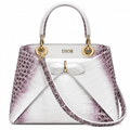 Dior Ombre Croc-Embossed Tote Bag