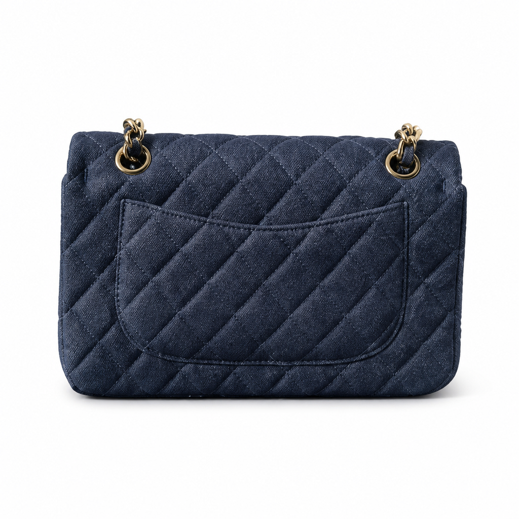 Chanel Dark Blue Quilted Flap Bag