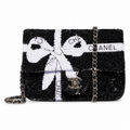 Chanel Classic Quilted Chain Bag | CC Turn-Lock Leather Chain Strap — 21cm