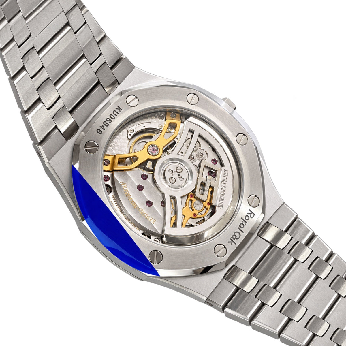 Audemars Piguet Royal Oak 50th Anniversary Green Smoked Dial Steel Bracelet Automatic Watch