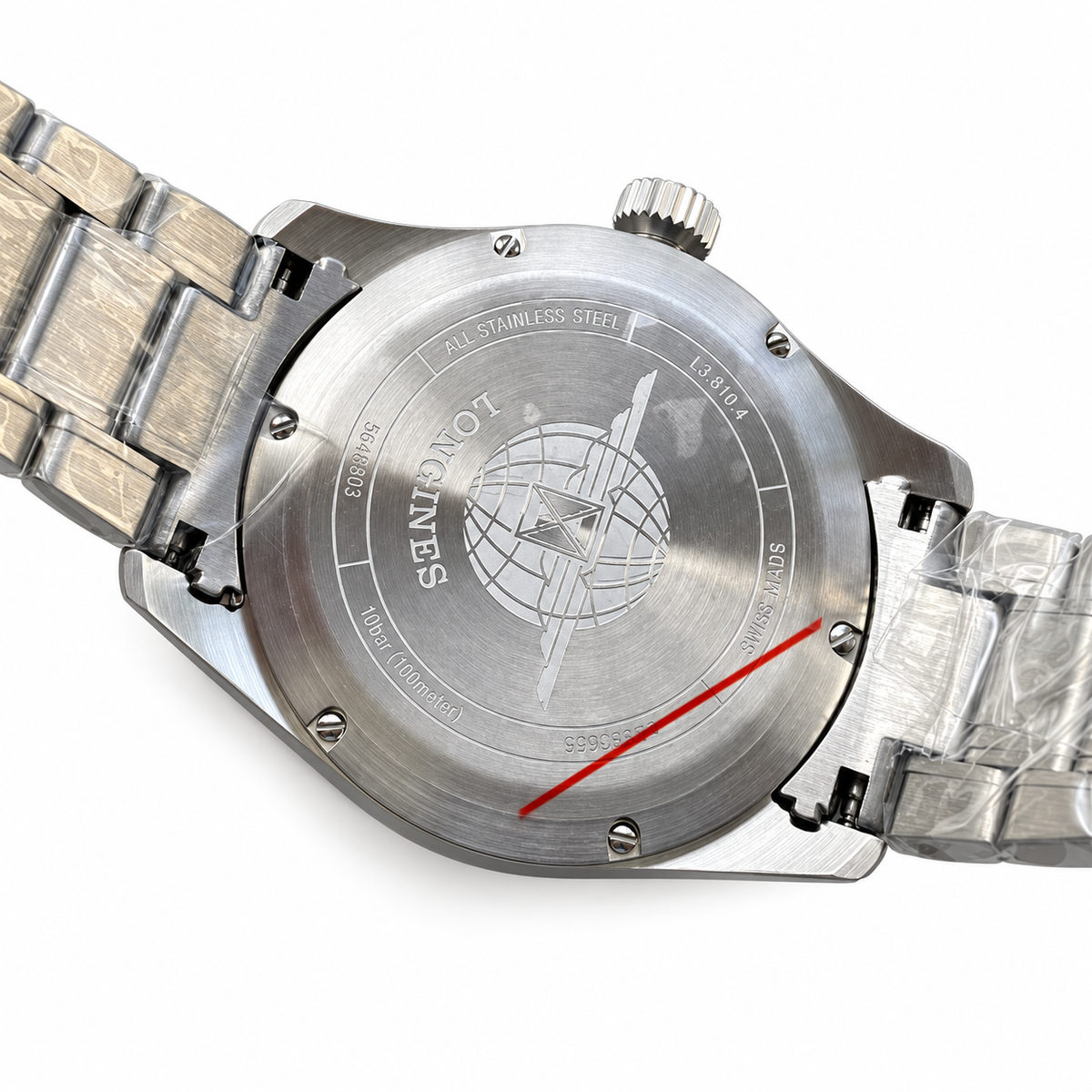 Longines Spirit White Dial Steel Bracelet Automatic Chronometer Watch