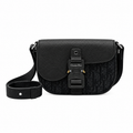 Dior Quilted Cannage Flap Crossbody Bag with Adjustable Strap