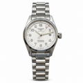 Longines Spirit white dial red seconds hand stainless steel bracelet COSC five-star chronometer automatic pilot watch