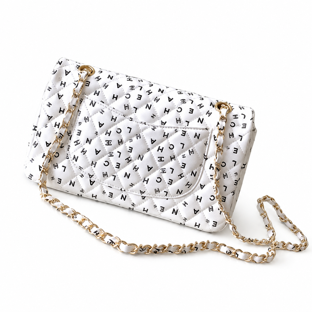 Chanel Quilted Chain Crossbody Bag