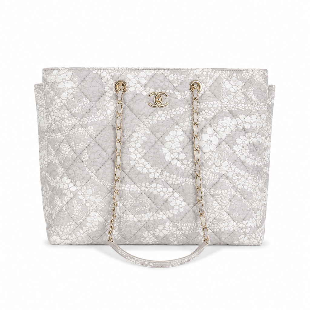 Chanel Quilted Leather Large Tote Bag