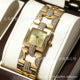 Women's Square Crystal Bracelet Watch – Silver Diamond Links