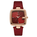 Gucci G-Frame — Rose Gold-Tone, Double G Dial & Grey Leather Strap, Women